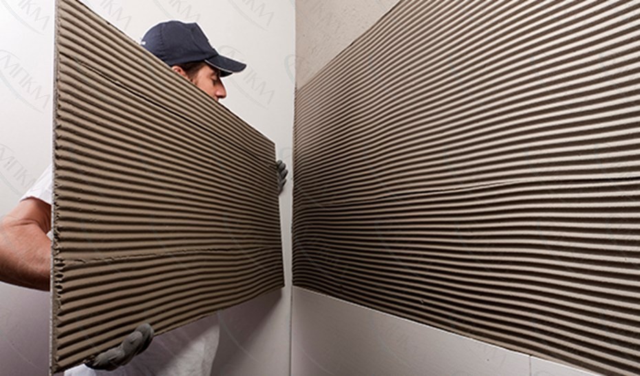 Укладка плитки с применением метода двойного нанесения Укладка плитки с применением метода двойного нанесения