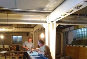 Барная стойка в стиле лофт