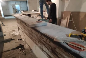 Барная стойка в стиле лофт