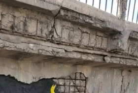 Мост на автодороге "Душанбе-Вахдат-Кулоб перевал Кулма до границы Китая"  республика Таджикистан