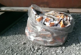 Буровая платформа Лукойл в Каспийском море