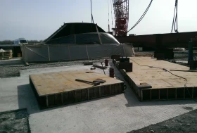 Буровая платформа Лукойл в Каспийском море