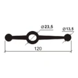 Профильное уплотнение Аквастоп СВГ-120 EPDM