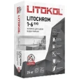 Цементная затирка Litokol Litochrom 1-6 Evo, мешок 25 кг