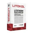 Зимняя штукатурно-клеевая смесь Litokol Litotherm Base Winter, мешок 25 кг