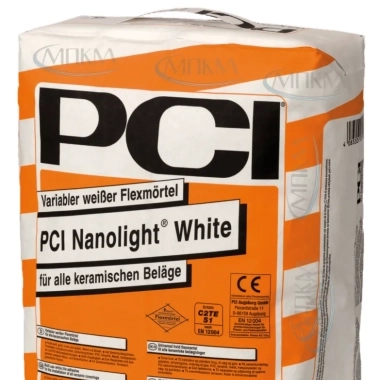 Цементный клей PCI Nanolight White