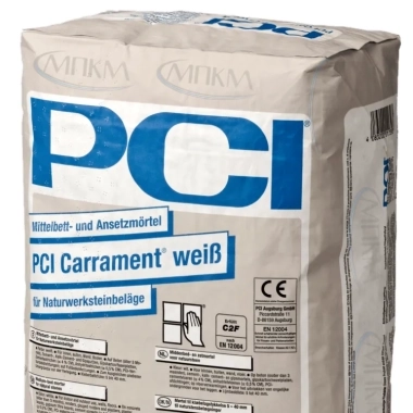 Плиточный клей PCI Carrament белый