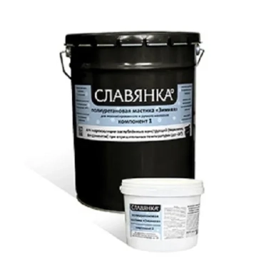 СЛАВЯНКА полиуретановая мастика "Зимняя" 2К