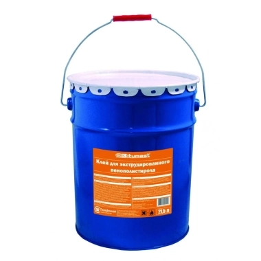 Клей для экструдированного пенополистирола (XPS) и пенопласта Bitumast