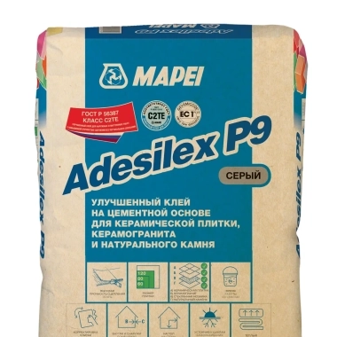 Плиточный клей Adesilex P9 серый