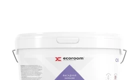 Краска акриловая фасадная зимняя белая EcoRoom С-6