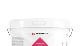 Краска резиновая фасадная супербелая EcoRoom С-5