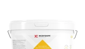 Краска фасадная высокопрочная супербелая EcoRoom С-3