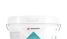Краска фасадная высокоукрывистая супербелая EcoRoom С-2