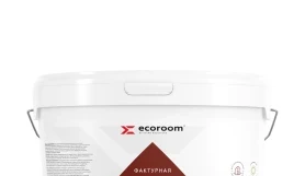 Краска акриловая фактурная супербелая EcoRoom