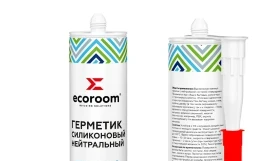 Герметик силиконовый нейтральный прозрачный EcoRoom SN-02