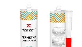 Герметик акриловый санитарный белый EcoRoom AS-03