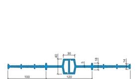 Гидрошпонка Аквастоп ДВ-320/30 ПВХ-П