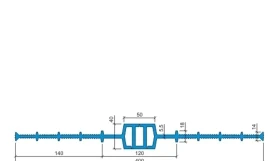 Гидрошпонка Аквастоп ДВ-400/50 ПВХ-П