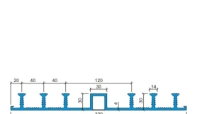 Гидрошпонка Аквастоп ДО-320/30-6/30 ПВХ-П