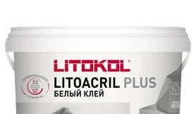 Акриловый плиточный клей Litokol Litoacril Plus, ведро 5 кг