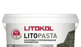 Готовая полимерная шпаклевка Litokol Litopasta, ведро 18 кг