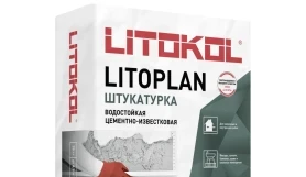 Цементно-известковая штукатурка Litokol Litoplan, мешок 25 кг