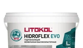 Эластичная гидроизоляция Litokol Hidroflex Evo, ведро 17 кг