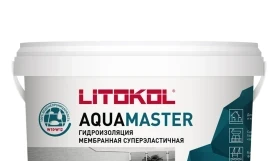Эластичная гидроизоляция Litokol Aquamaster, ведро 20 кг