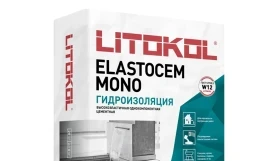 Полимерцементная гидроизоляция Litokol Elastocem Mono, мешок 20 кг