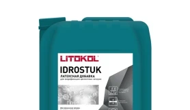 Латексная добавка для затирок Litokol Idrostuk, канистра 10 кг
