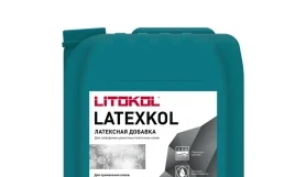 Латексная добавка для плиточного клея Litokol Latexkol, канистра 20 кг