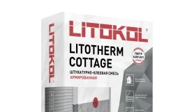 Штукатурно-клеевая смесь Litokol Litotherm Cottage, мешок 25 кг