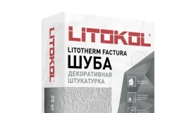 Штукатурка «шуба» Litokol Litotherm Factura 1 мм, мешок 25 кг