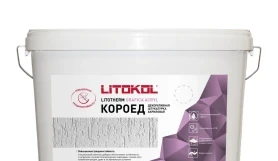 Штукатурка «короед» Litokol Litotherm Grafica Acryl 2 мм, ведро 25 кг
