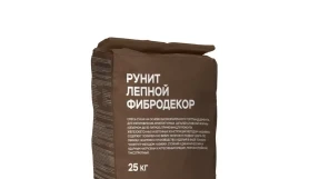 Ремонтный состав РУНИТ Лепной Фибродекор, мешок 25 кг