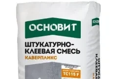 Смесь штукатурно-клеевая зимняя Основит Каверпликс TC115 F 25 кг