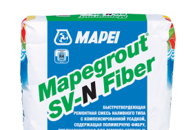 Новый ремонтник от MAPEI — Mapegrout SV-N Fiber